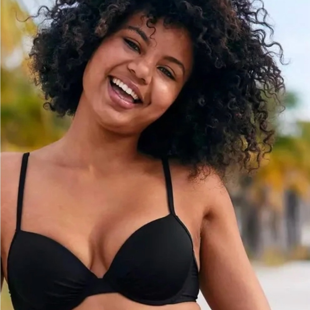 NWT Aerie Teal Perkier Pushup Bikini Top Size 32A